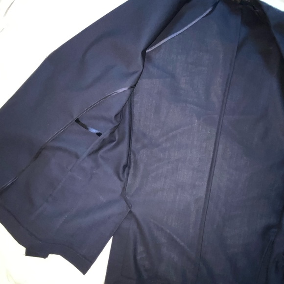 Boss Black, dark blue Blazer. Size 48R, 100%pure Virgin Wool. Part. Lined a very - Picture 6 of 9